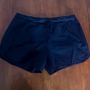 Black athletic shorts